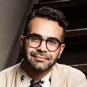 Omar Mouallem, PEN Canada board member, author of Inferno: A Firefighter’s Story of the Brotherhood that Saved Fort McMurray, writer for the New Yorker, Rolling Stone, The Guardian and Wired