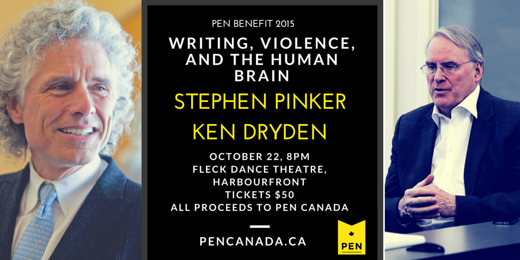 Writing, Violence, and the Human Brain: A conversation with Steven Pinker and Ken Dryden