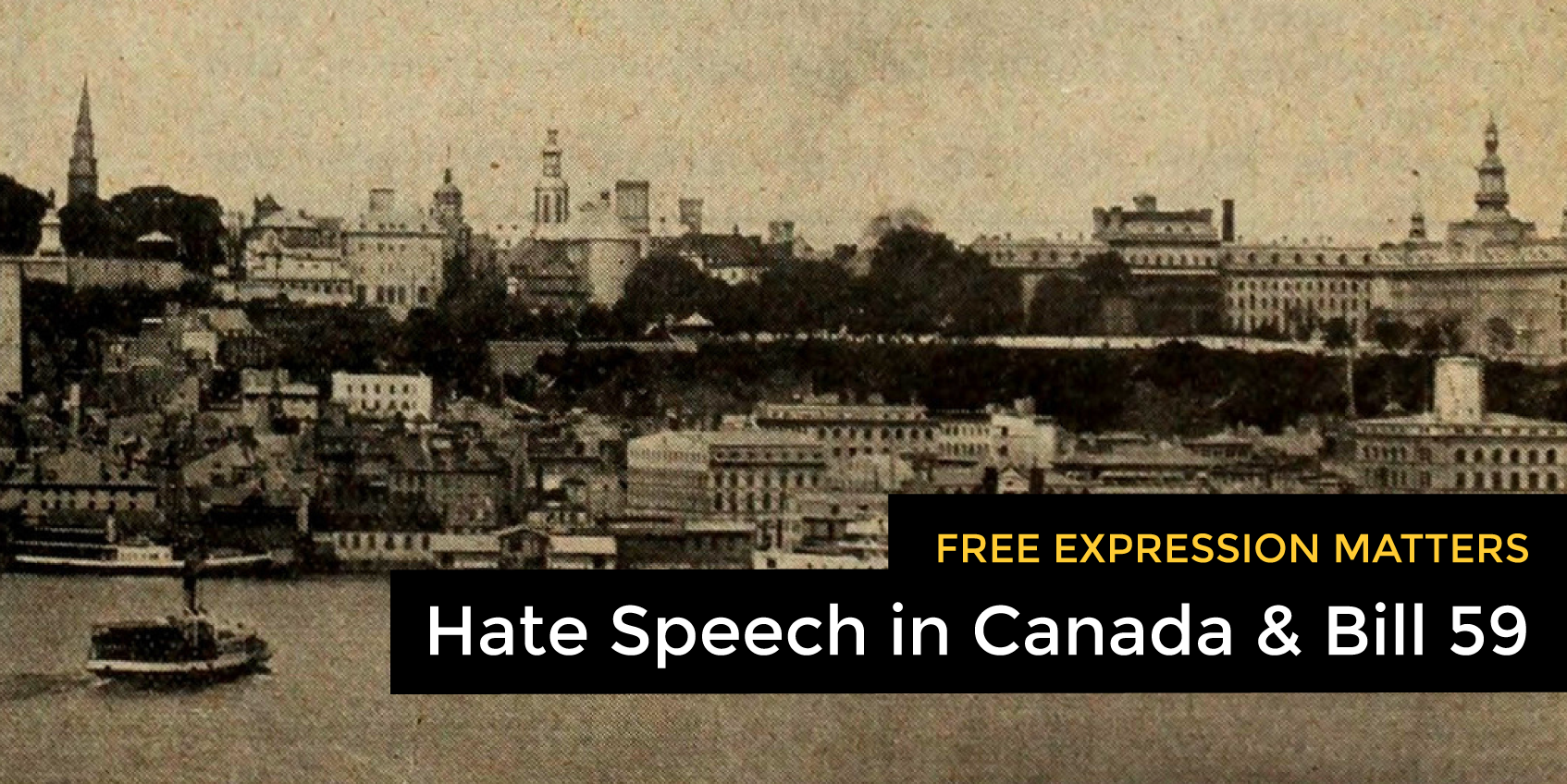 Free Expression Matters - Bill 59