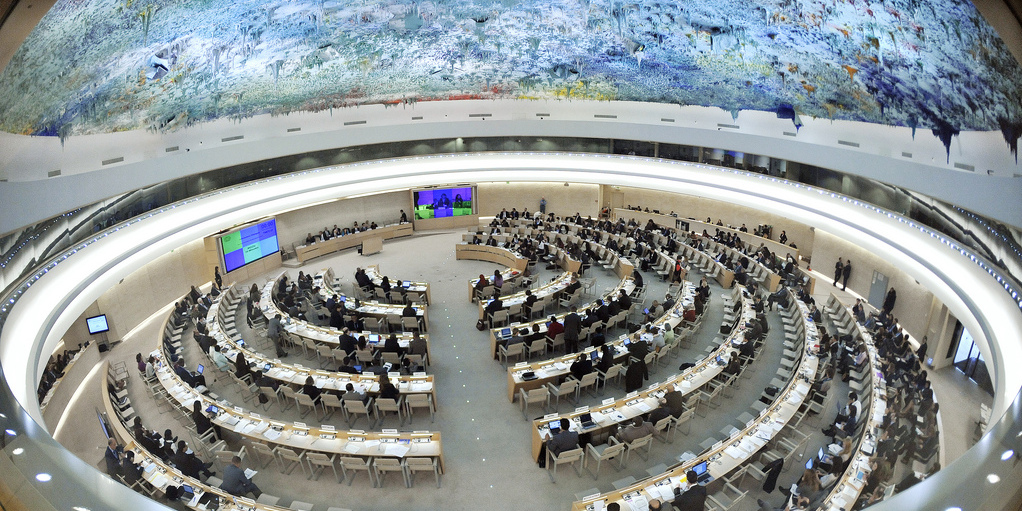 Human Rights Council in Geneva, Switzerland.