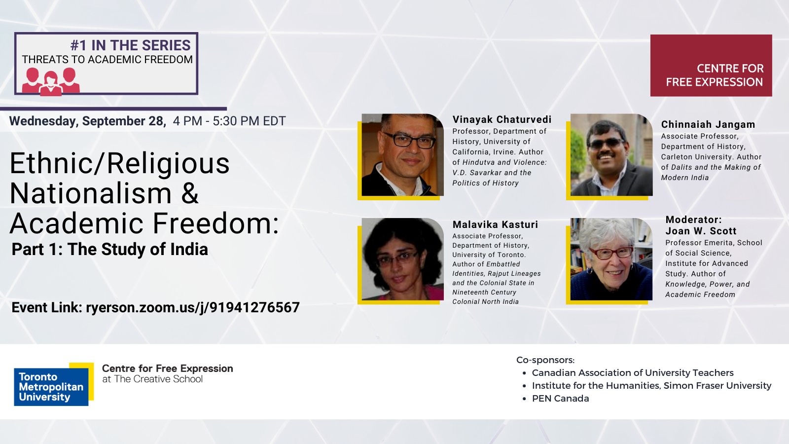 CFE Series: Threats to Academic Freedom - Part 1: The Study of India