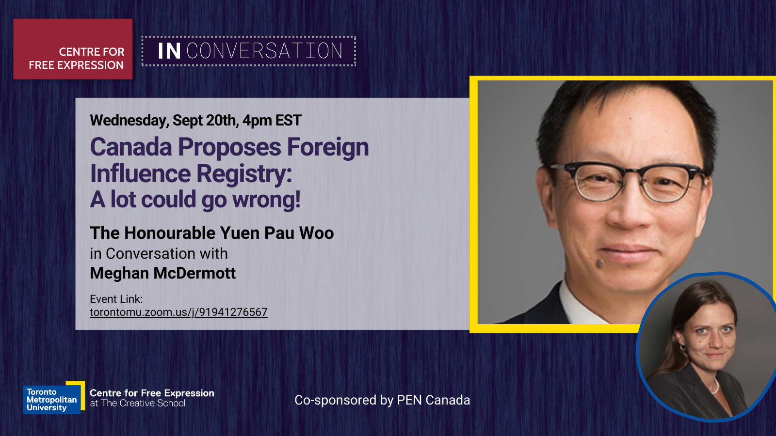FREE CFE event: "Canada Proposes Foreign Influence Registry: A lot could go wrong!"