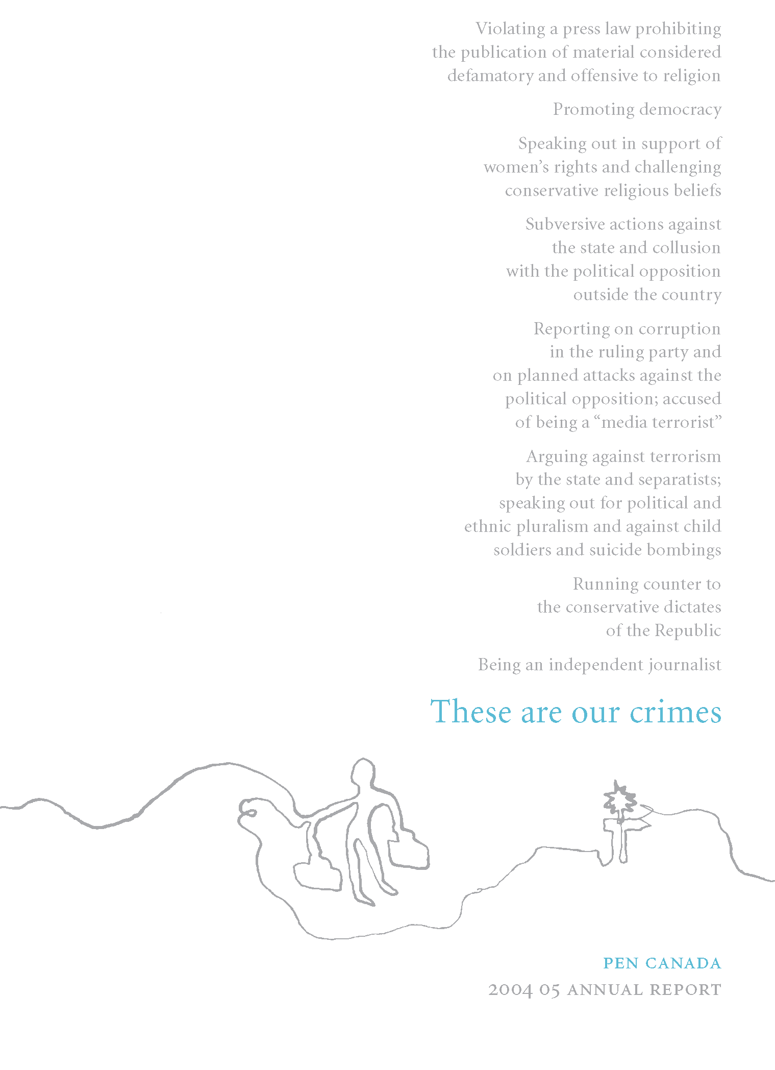 AR 2004 2005 These Are OUr Crimes PEN AR