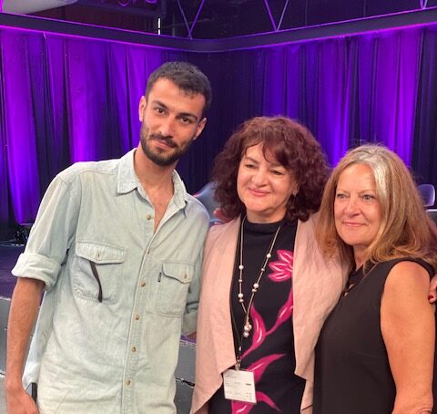 Joan Leishman with PEN Writers in Exile