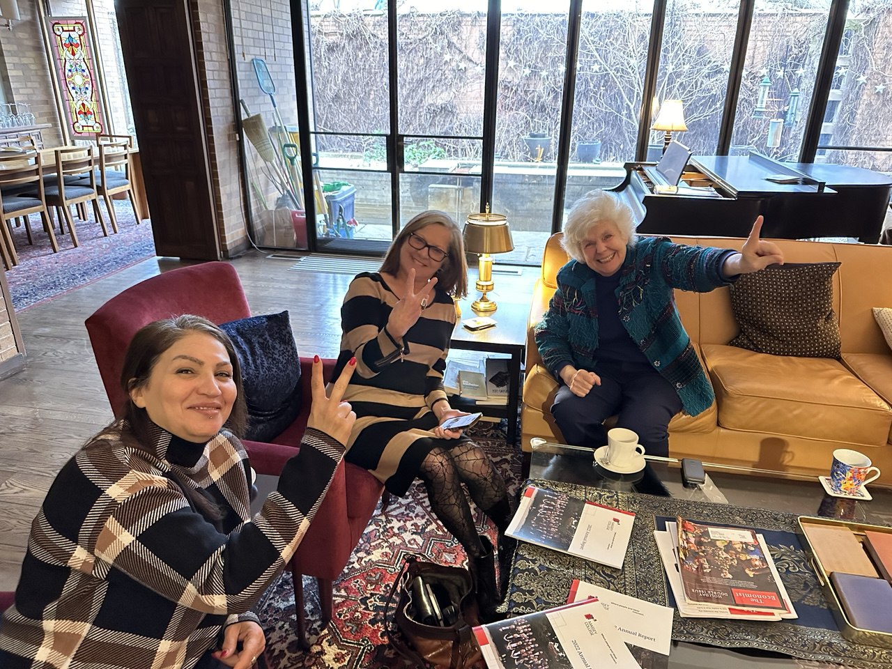 Joan Leishman and Mary Jo Leddy